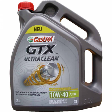 Масло CASTROL GTX ULTRACLEAN 10W40 