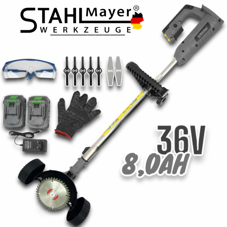 Акумулаторен тример STAHLMAYER PRO 24V с колелца