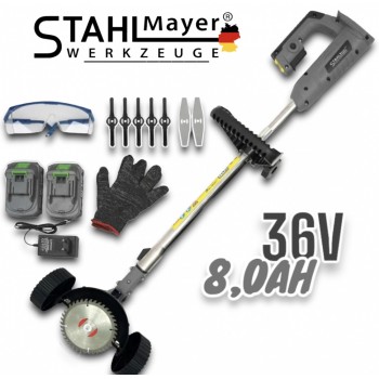 Акумулаторен тример STAHLMAYER PRO 24V с колелца