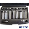 Комплект битове-накрайници HAWEK  , 4401new , Hex, XZN и Torx, 1/2", 3/8", 40 броя