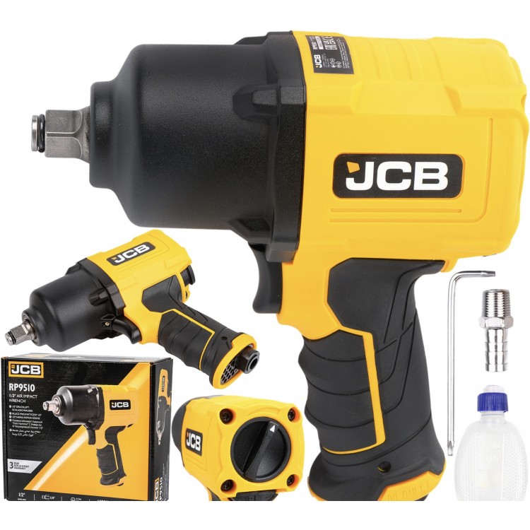 ПНЕВМАТИЧЕН ГАЙКОВЕРТ С КЪС ШПИНДЕЛ 1450 NМ 1/2″ JCB