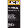 Хидравличен крик JCB ТH92004, тип бутилка, 20т